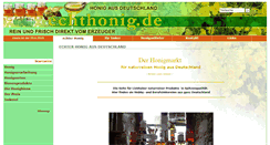 Desktop Screenshot of echthonig.de